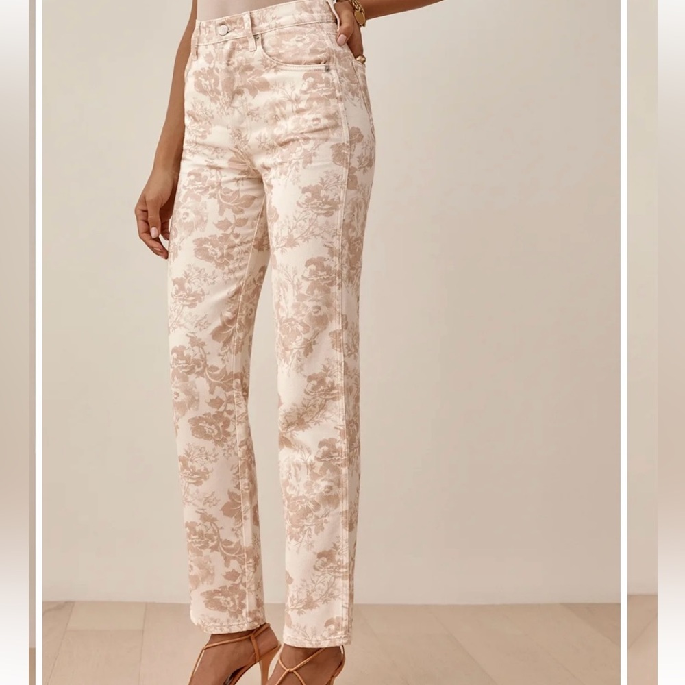 Reformation abalone pants